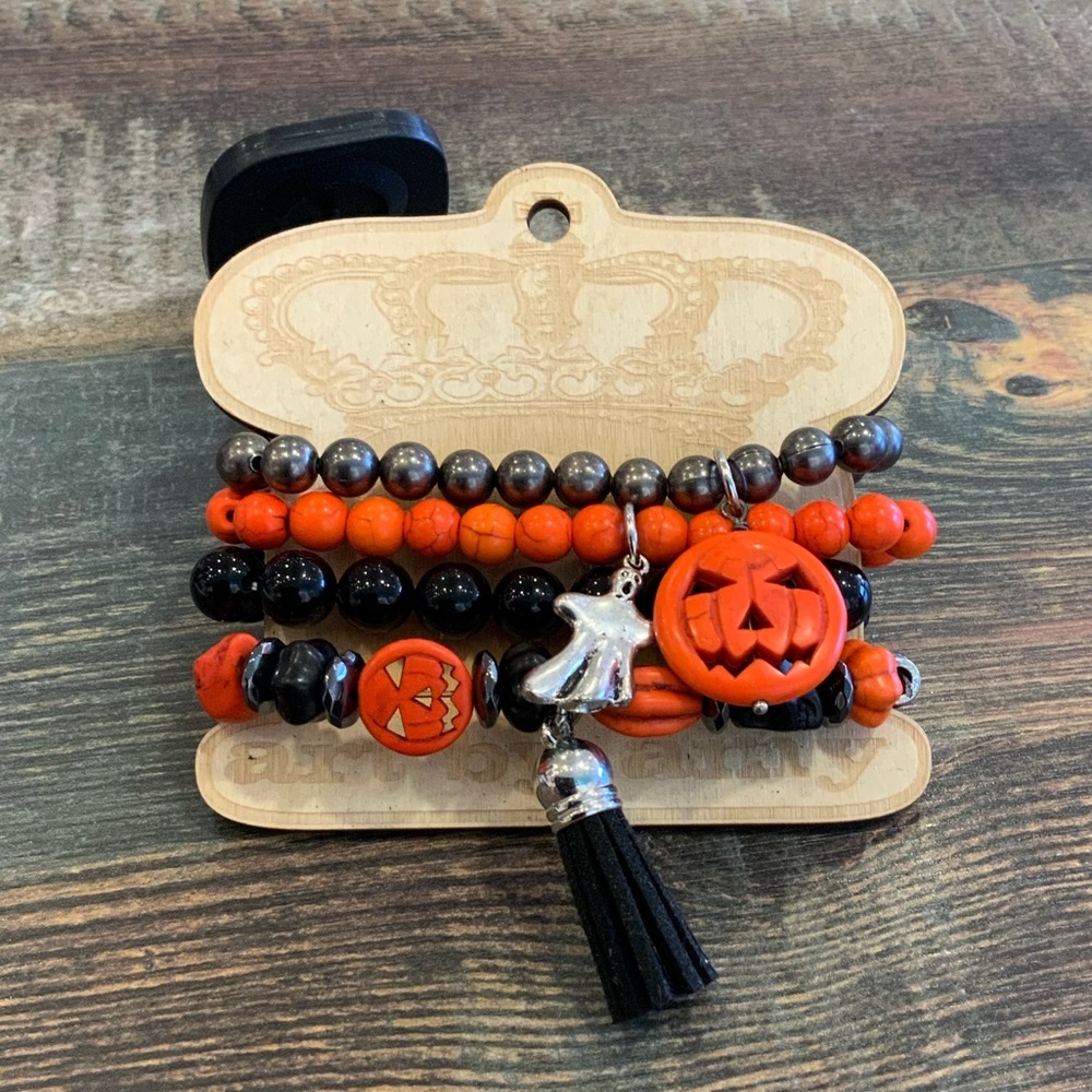 Art By Amy Halloween Bracelet Stack NWT